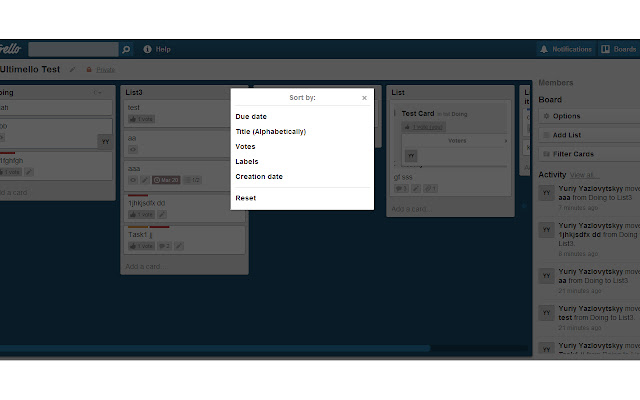 Ultimello, the features pack for Trello chrome谷歌浏览器插件_扩展第1张截图