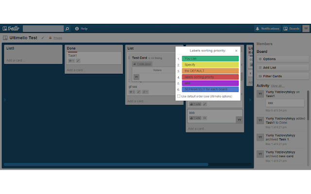 Ultimello, the features pack for Trello chrome谷歌浏览器插件_扩展第2张截图