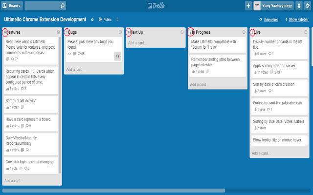 Ultimello, the features pack for Trello chrome谷歌浏览器插件_扩展第3张截图