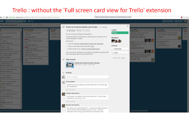 Full screen card view for Trello chrome谷歌浏览器插件_扩展第1张截图