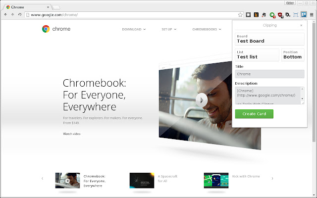 Web Clipper for Trello chrome谷歌浏览器插件_扩展第2张截图