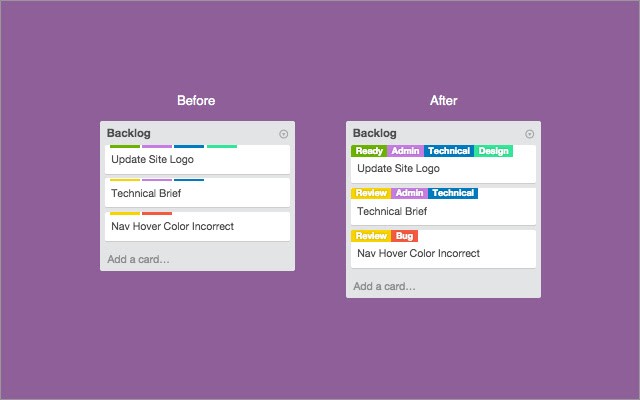 Card Color Titles for Trello chrome谷歌浏览器插件_扩展第1张截图