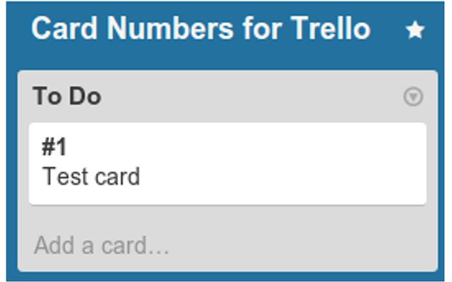 Card Numbers for Trello chrome谷歌浏览器插件_扩展第1张截图
