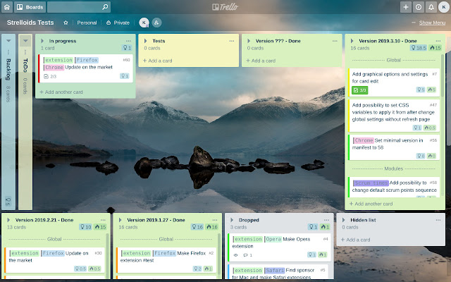 Strelloids - Trello on steroids chrome谷歌浏览器插件_扩展第2张截图