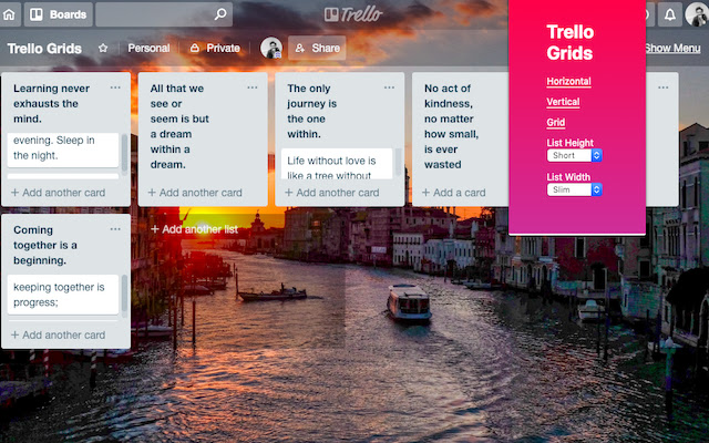 Trello Grids chrome谷歌浏览器插件_扩展第2张截图