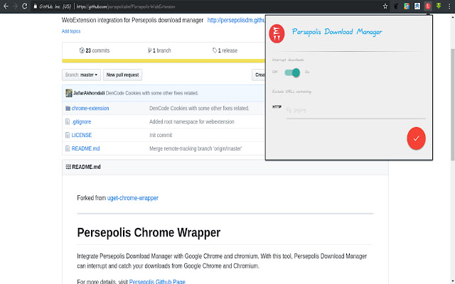 Persepolis Download Manager Integration chrome谷歌浏览器插件_扩展第3张截图