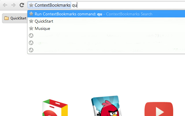 Context Bookmarks chrome谷歌浏览器插件_扩展第2张截图