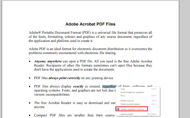 Lookup in Dict.cn chrome谷歌浏览器插件_扩展第3张截图