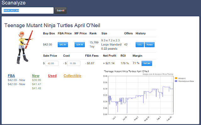 Scanalyze - For Online Sourcing/Arbitrage chrome谷歌浏览器插件_扩展第4张截图