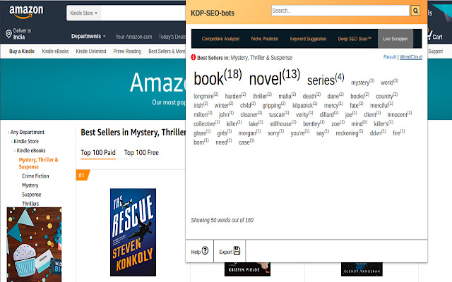 KDP SEO BOT (Free Version) chrome谷歌浏览器插件_扩展第5张截图