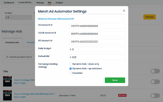 Merch Ad Automator chrome谷歌浏览器插件_扩展第3张截图