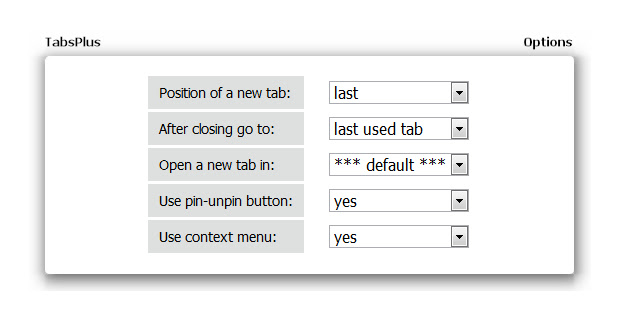 TabsPlus chrome谷歌浏览器插件_扩展第3张截图