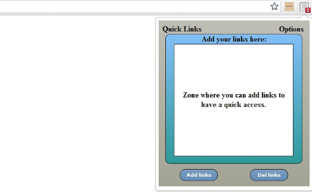 Quick Links chrome谷歌浏览器插件_扩展第1张截图