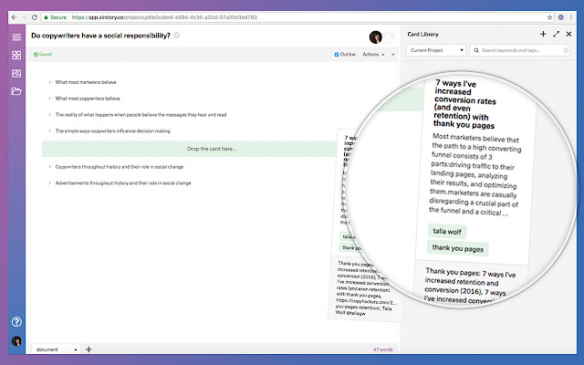 Airstory chrome谷歌浏览器插件_扩展第3张截图