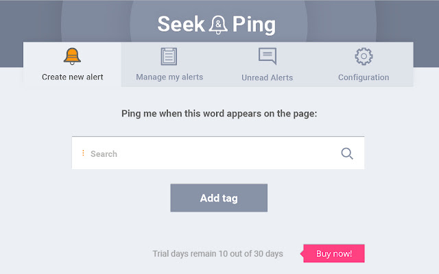 Seek & Ping chrome谷歌浏览器插件_扩展第1张截图