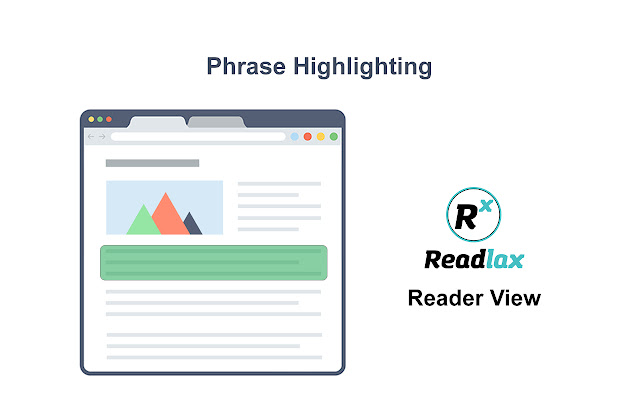 Readlax: Reader View with Phrase Highlighting chrome谷歌浏览器插件_扩展第2张截图