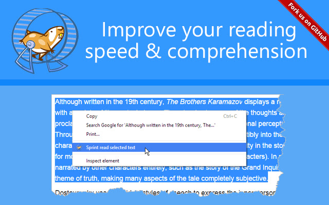 Sprint Reader - Speed Reading Extension chrome谷歌浏览器插件_扩展第2张截图