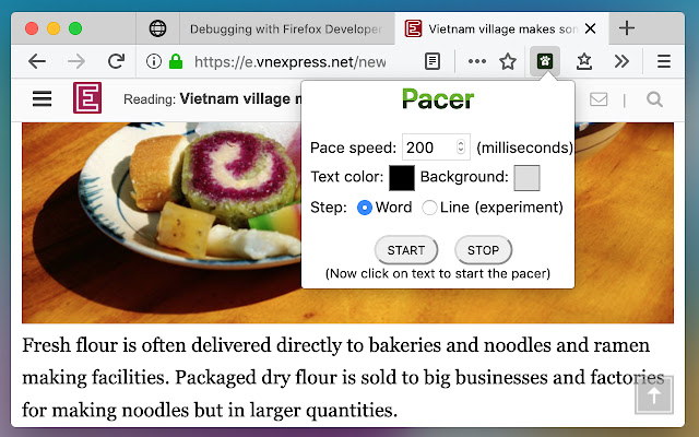 Pacer speed reading chrome谷歌浏览器插件_扩展第1张截图