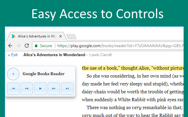 TTS Reader: Speak Google Play Books Aloud chrome谷歌浏览器插件_扩展第1张截图