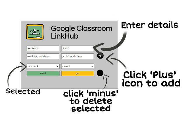 Google Classroom LinkHub chrome谷歌浏览器插件_扩展第3张截图