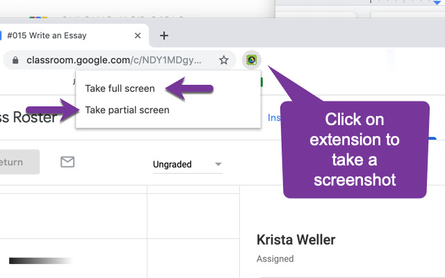 Alice Keeler QuickShare Screenshot chrome谷歌浏览器插件_扩展第3张截图