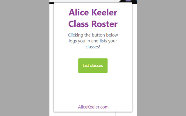 Alice Keeler Class Roster chrome谷歌浏览器插件_扩展第1张截图
