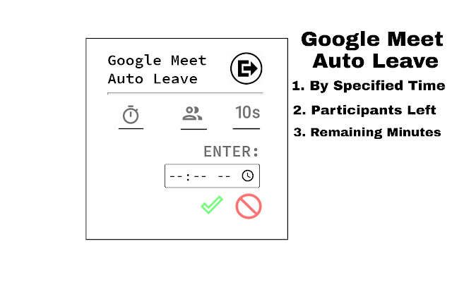 Google Meet Auto Leave chrome谷歌浏览器插件_扩展第1张截图