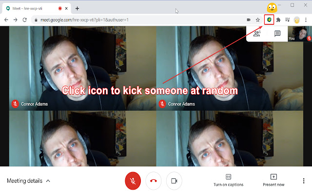 Meet Kicker 🦶 chrome谷歌浏览器插件_扩展第1张截图
