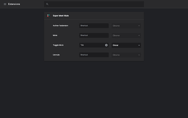 Super Meet Mute chrome谷歌浏览器插件_扩展第2张截图