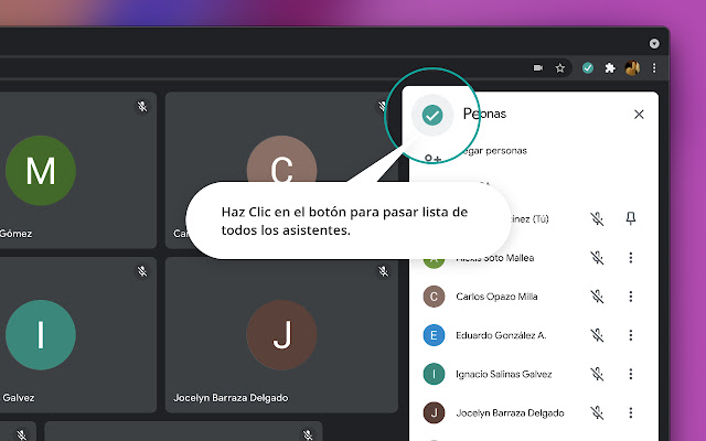 Pasar Lista en Meet chrome谷歌浏览器插件_扩展第3张截图