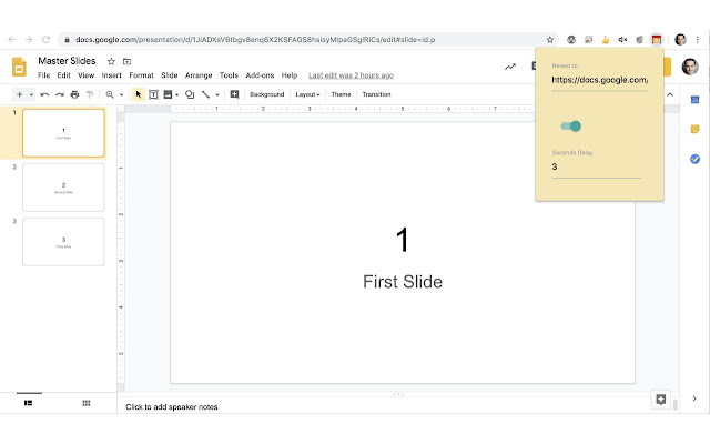 Slides Reveal chrome谷歌浏览器插件_扩展第1张截图