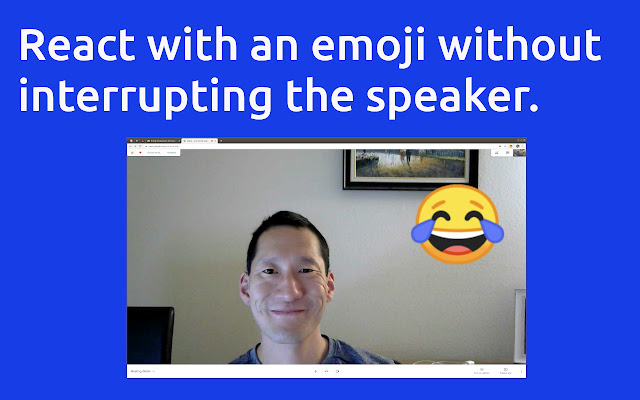 React: Emoji, GIFs & Filters for Google Meet chrome谷歌浏览器插件_扩展第1张截图