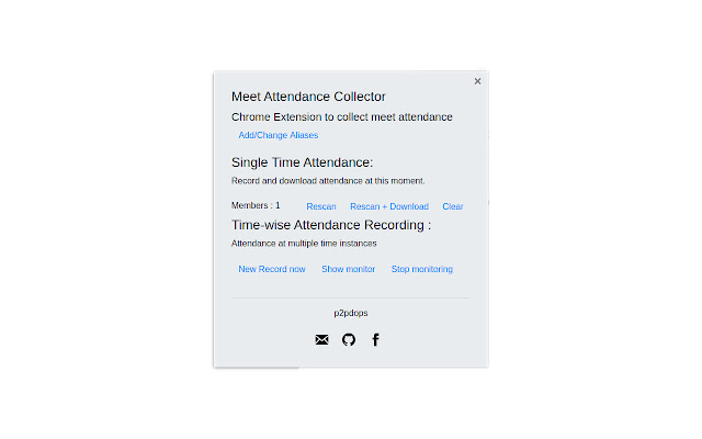 Google Meet Attendance (Works with New UI) chrome谷歌浏览器插件_扩展第1张截图