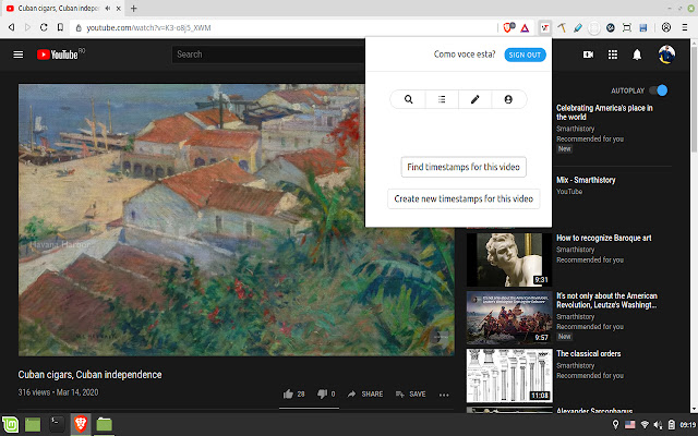 Create & Search Video Timestamps for Youtube™ chrome谷歌浏览器插件_扩展第1张截图