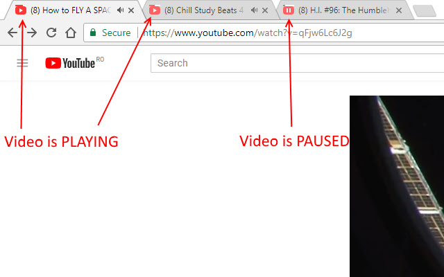 YouTube progress in tab (favicon) chrome谷歌浏览器插件_扩展第1张截图