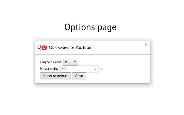 Quickview for YouTube chrome谷歌浏览器插件_扩展第2张截图