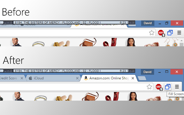Fill Screen chrome谷歌浏览器插件_扩展第1张截图