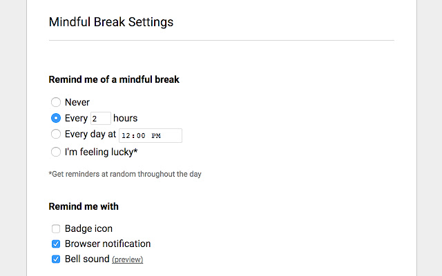 Mindful Break chrome谷歌浏览器插件_扩展第3张截图
