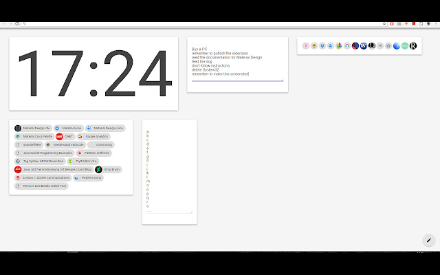 PRODUCTIVE New Tab - Material Design chrome谷歌浏览器插件_扩展第1张截图