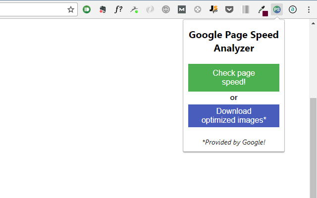 Google Page Speed Analyzer chrome谷歌浏览器插件_扩展第1张截图