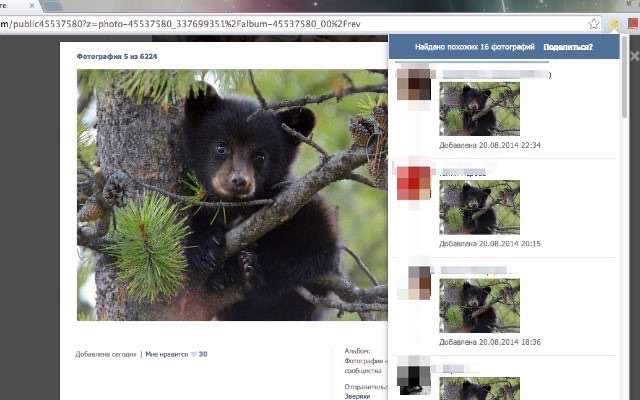 StopFake - поиск одинаковых фотографий vk. chrome谷歌浏览器插件_扩展第1张截图