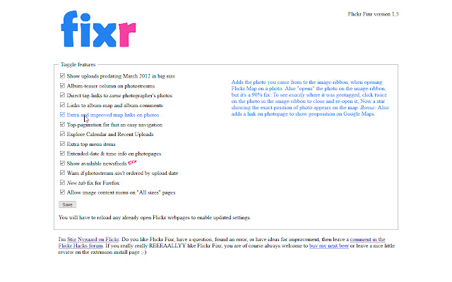Flickr Fixr chrome谷歌浏览器插件_扩展第2张截图