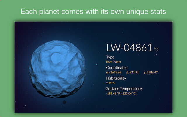 Tabiverse: Space & Planets in New Tab chrome谷歌浏览器插件_扩展第4张截图