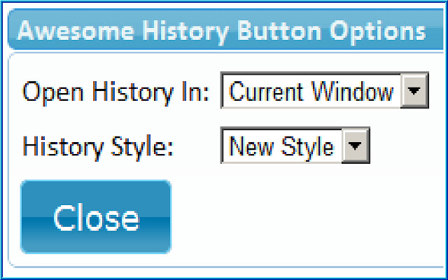 Awesome History Button chrome谷歌浏览器插件_扩展第2张截图