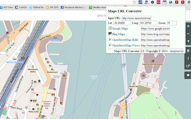 Maps URL Converter chrome谷歌浏览器插件_扩展第1张截图