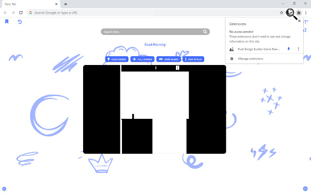 Pixel Bridge Builder Game New Tab chrome谷歌浏览器插件_扩展第3张截图