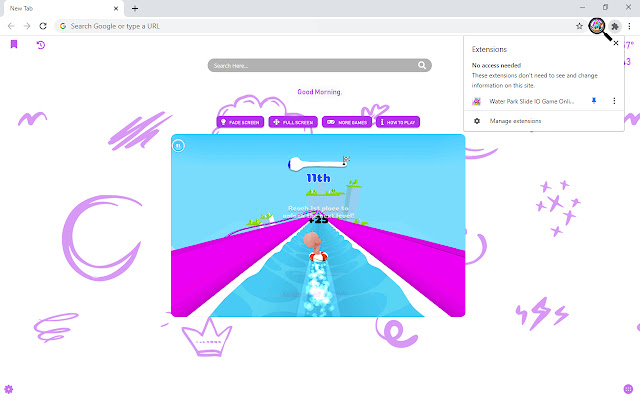 Water Park Slide IO Game Online New Tab chrome谷歌浏览器插件_扩展第2张截图