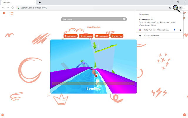 Water Park Slide IO Game Online New Tab chrome谷歌浏览器插件_扩展第5张截图