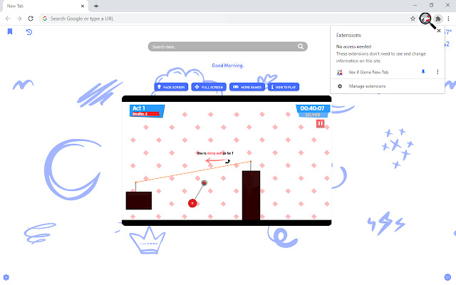 Vex 4 Game New Tab chrome谷歌浏览器插件_扩展第3张截图