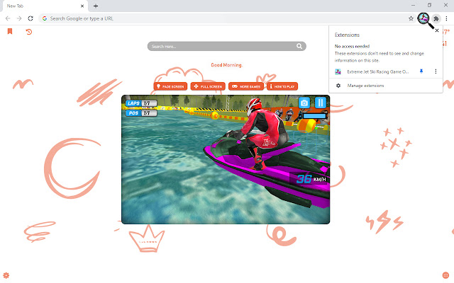 Extreme Jet Ski Racing Game Online New Tab chrome谷歌浏览器插件_扩展第4张截图
